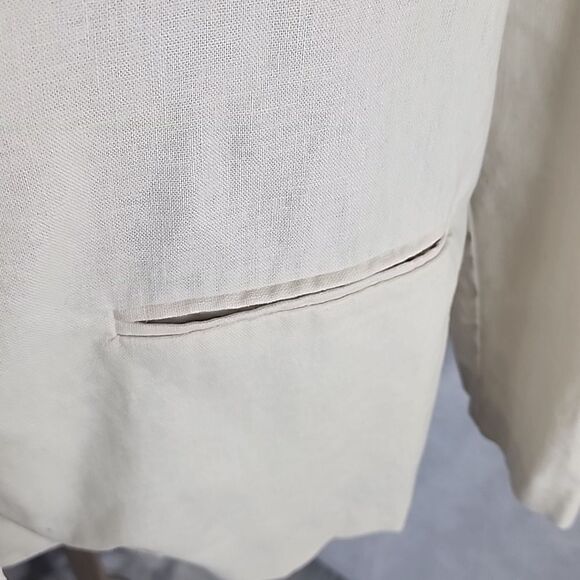 Linen blend Vintage Blair Boutique Size M Jacket Blazer - Picture 8 of 11